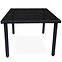 Asztal technorattan Dandy fekete 90x90 cm,2