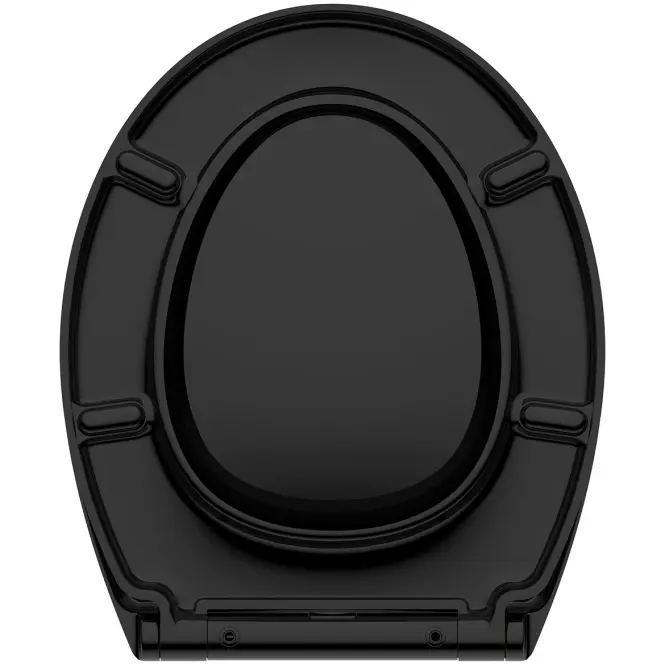 Wc ülőke Amigo fekete lassú záródású,3