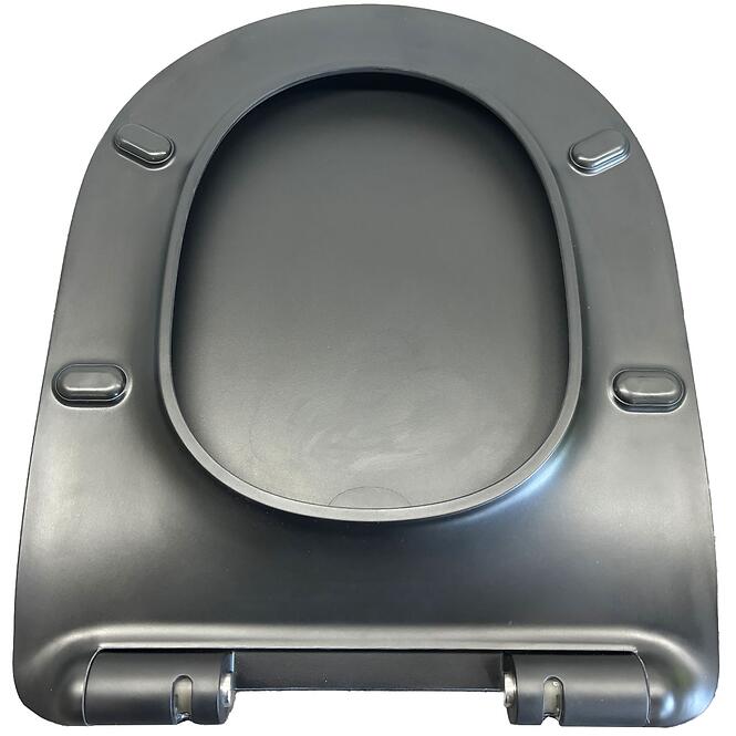 Wc ülőke Goya fekete lassú záródású,4