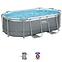 Ovális medence kerettel 3,05 x 2 x 0,84 m 5614A BESTWAY,5