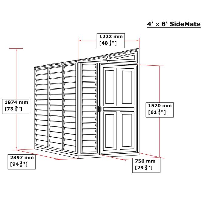 Kertiház Side Mate Plus