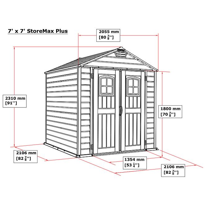 Kertiház Store Max 7x7