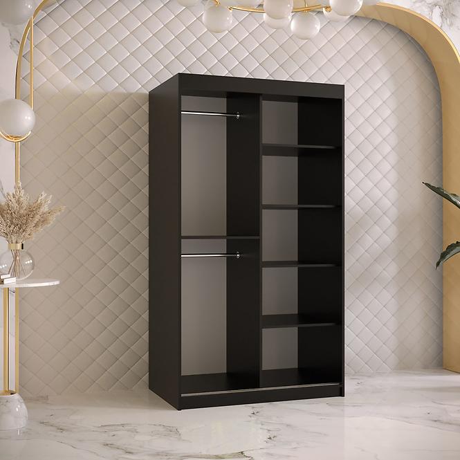 Szekrény Amiro 1 100 fekete/fekete,4