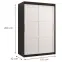 Szekrény Amiro 1 120 fekete/fehér,3