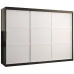 Szekrény Amiro 1 250 fekete/fehér
