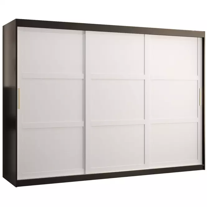 Szekrény Amiro 1 250 fekete/fehér
