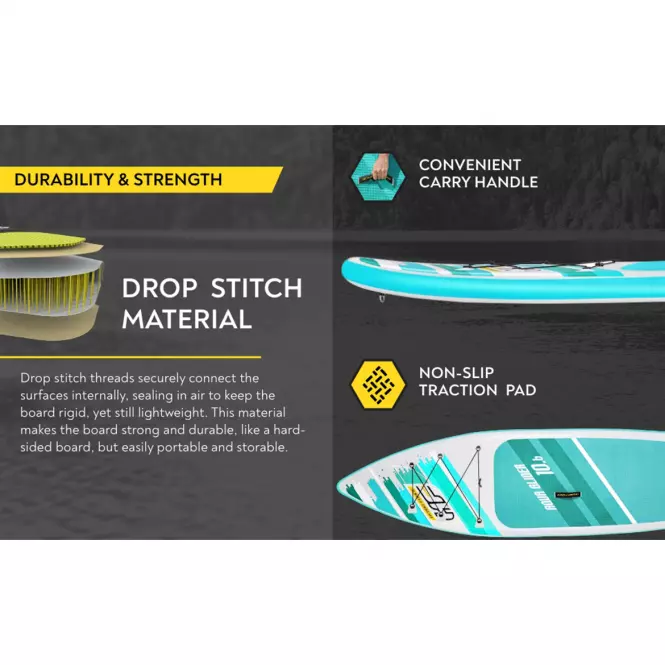 Felfújható készlet paddleboard SUP AQUA GLIDER SET HYDRO-FORCE 65347