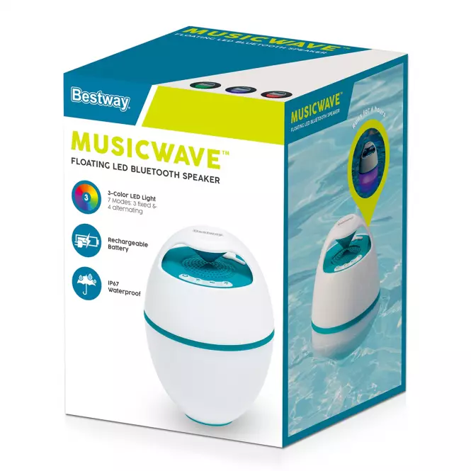 Lebegő led-es bluetooth hangszóró MUSICWAVE™ LED 58700,8