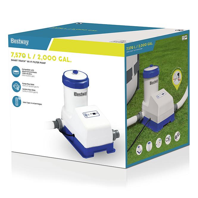 Medence patronos szivattyú Smart Touch Wifi 5678 L/H 58680