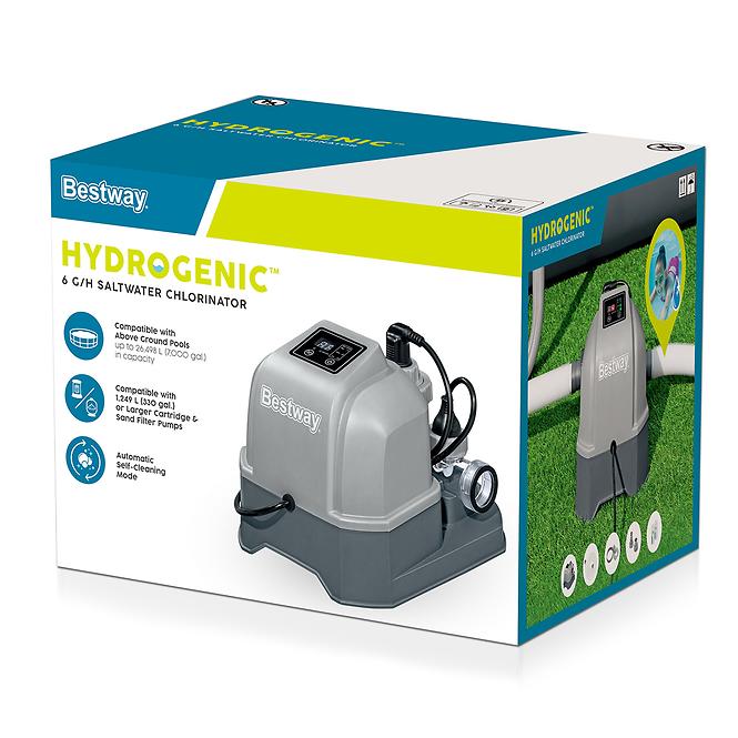 Klórgenerátor az úszómedencéhez HYDROGENIC™ 6 g/h 58678 BESTWAY