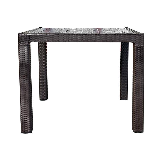 Asztal Infinitty barna 90x90 cm