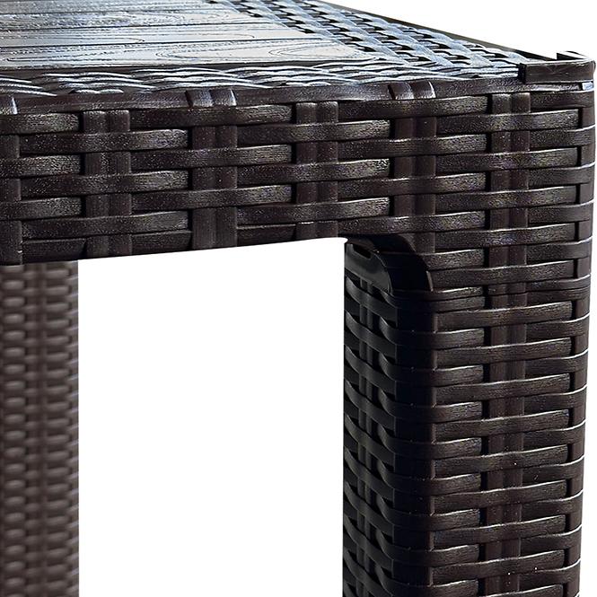 Asztal Infinitty barna 90x90 cm,7