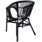 Rattan szék Dion fekete,4