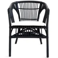 Rattan szék Dion fekete