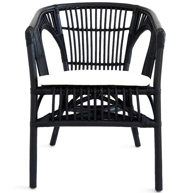 Rattan szék Dion fekete