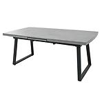 Asztal Luton 80094DP szürke márvány/fekete Asztal Luton 80094DP szürke márvány/fekete