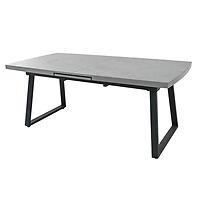 Asztal Luton 80094DP szürke márvány/fekete