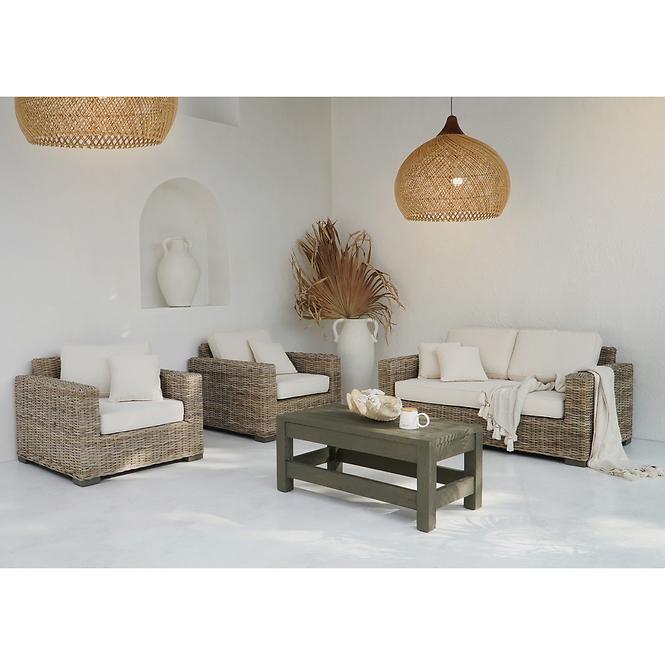 Természetes rattan szett Capucine 2+1+1