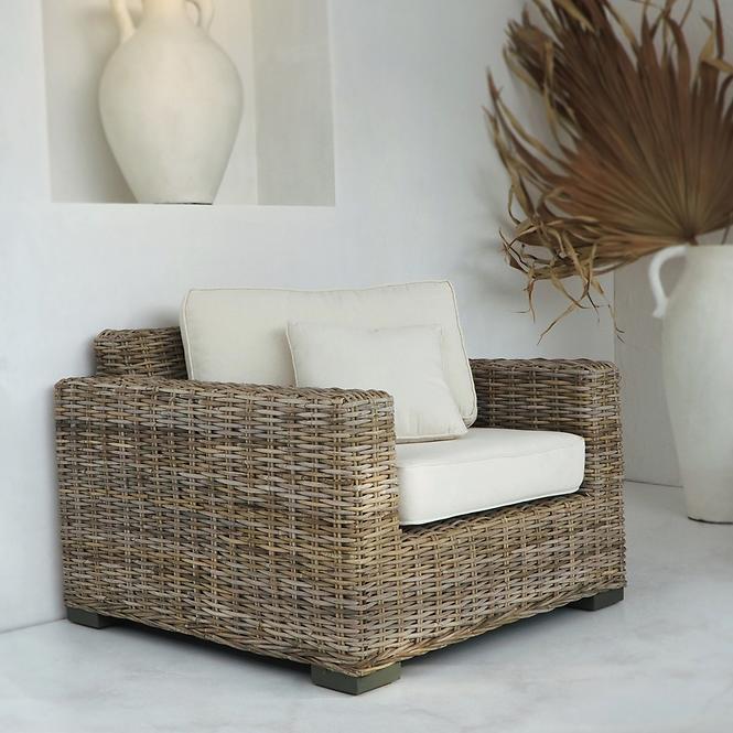 Természetes rattan szett Capucine 2+1+1