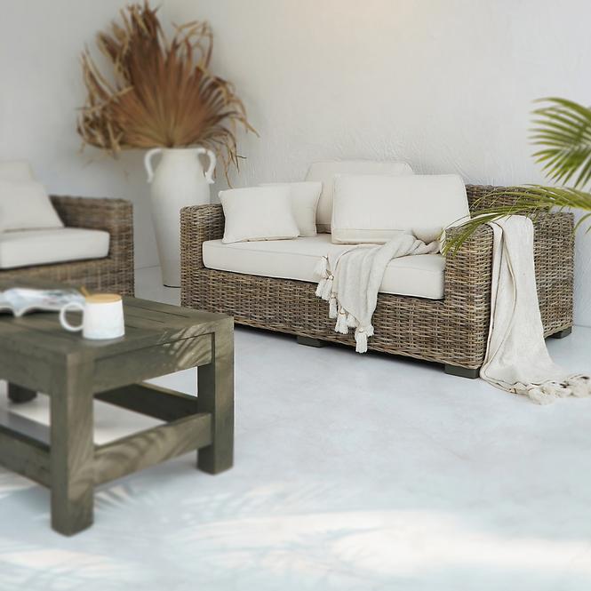 Természetes rattan szett Capucine 2+1+1