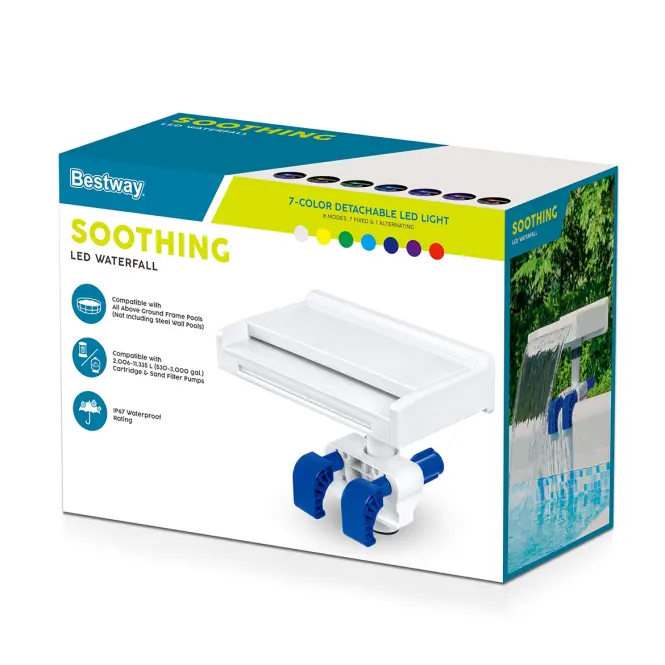 Vízesés medence szökőkút LED 58619,8