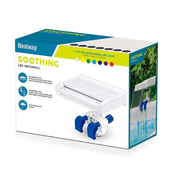 Vízesés medence szökőkút LED 58619,8
