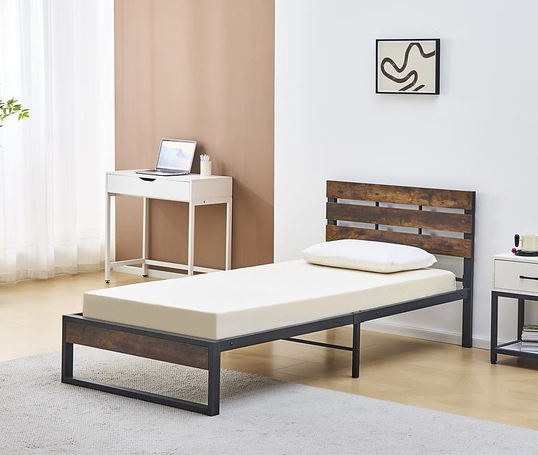 Ágy David 8255 90 fekete/dark vintage wood