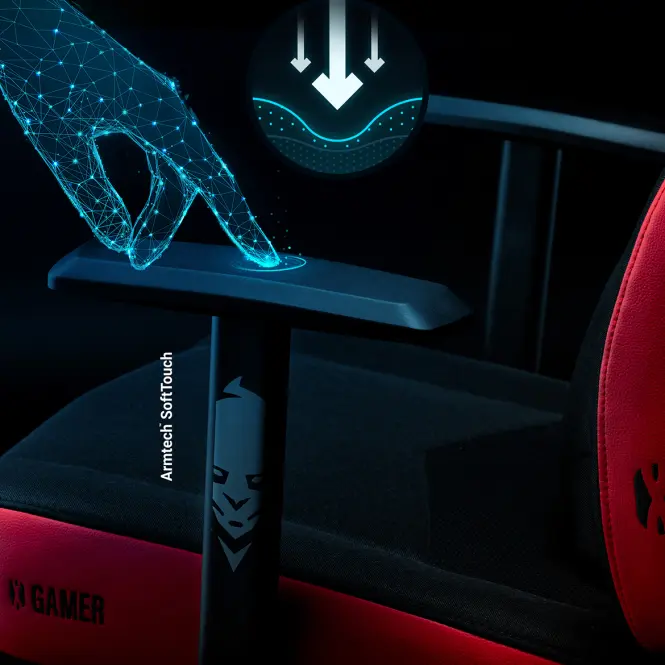 Gamer szék gyerekeknek Diablo X-Gamer 2.0 deep red,8