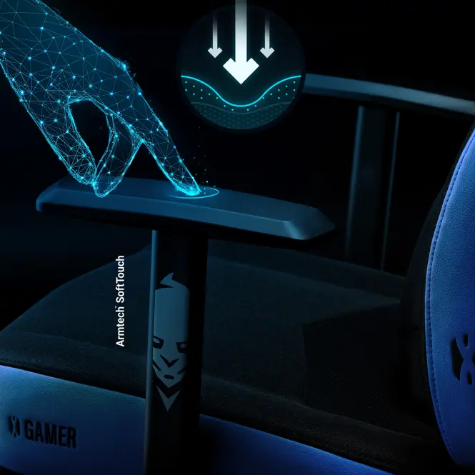 Gamer szék gyerekeknek Diablo X-Gamer 2.0 cool water