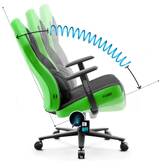 Gamer szék gyerekeknek Diablo X-Gamer 2.0 green emerald,5
