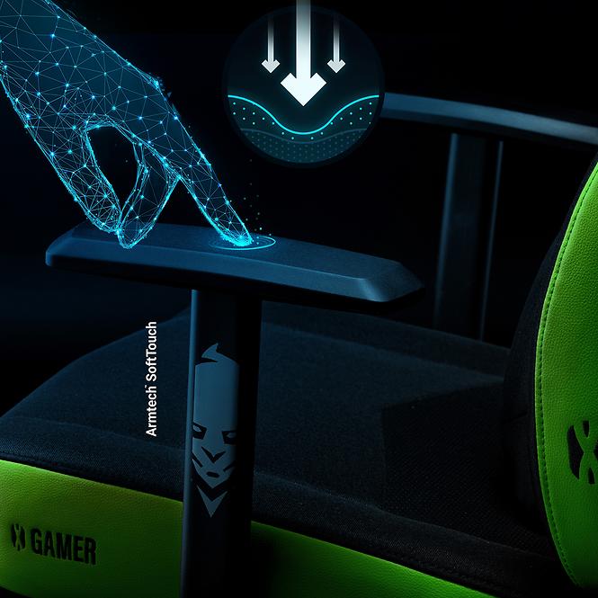Gamer szék gyerekeknek Diablo X-Gamer 2.0 green emerald
