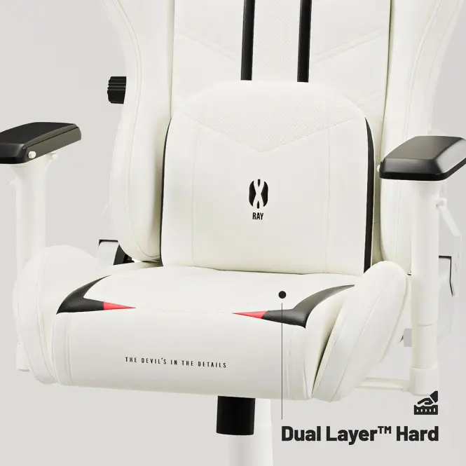 Gamer szék Normal Diablo X-Ray 2.0 fekete/fehér