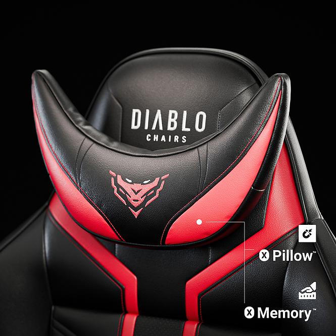 Gamer szék Normal Diablo X-Ray 2.0 fekete/piros