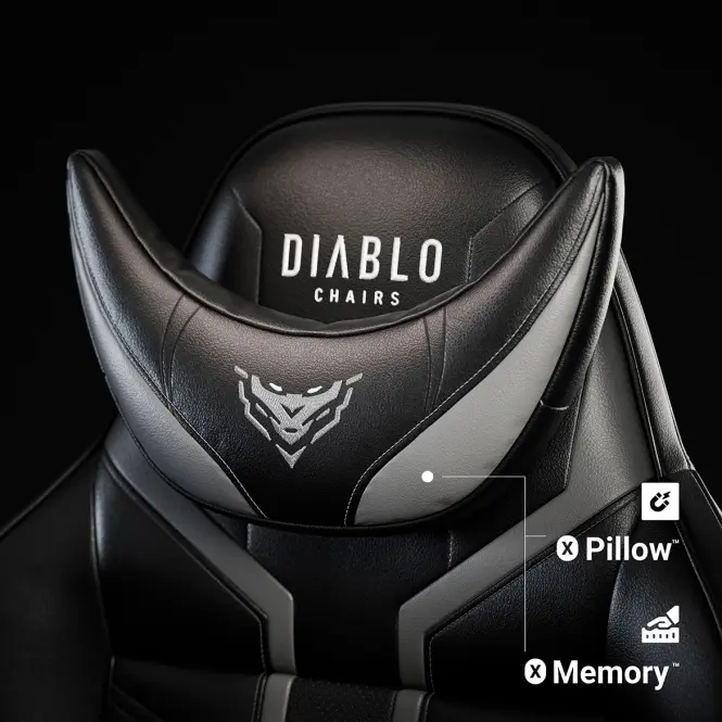 Gamer szék Normal Diablo X-Ray 2.0 fekete/szürke
