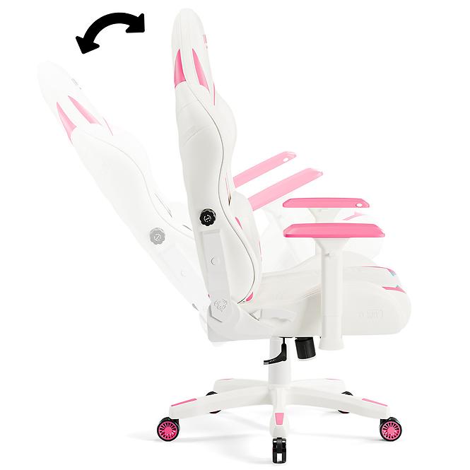 Gamer szék Normal Diablo X-Ray 2.0 fehér/rózsaszín
