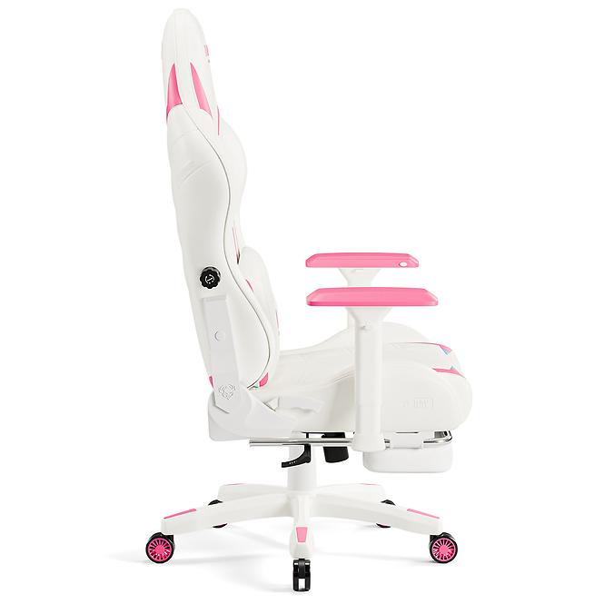 Gamer szék Normal Diablo X-Ray 2.0 fehér/rózsaszín