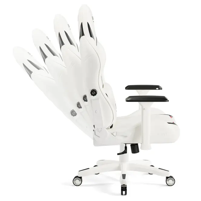 Gamer szék King Diablo X-Ray 2.0 fekete/fehér,5