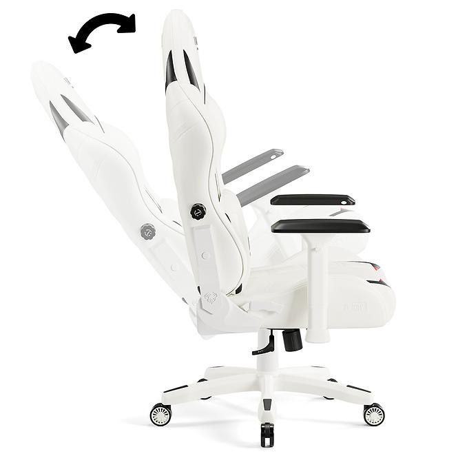 Gamer szék King Diablo X-Ray 2.0 fekete/fehér