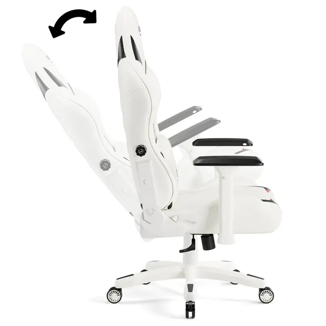 Gamer szék King Diablo X-Ray 2.0 fekete/fehér,6