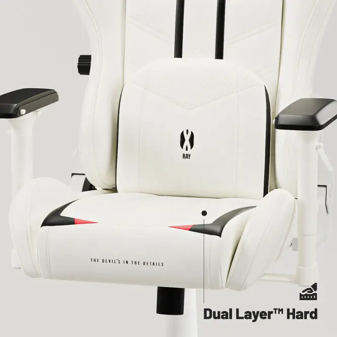 Gamer szék King Diablo X-Ray 2.0 fekete/fehér
