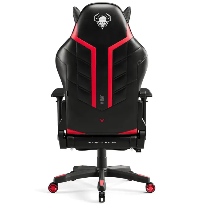 Gamer szék King Diablo X-Ray 2.0 fekete/piros,4