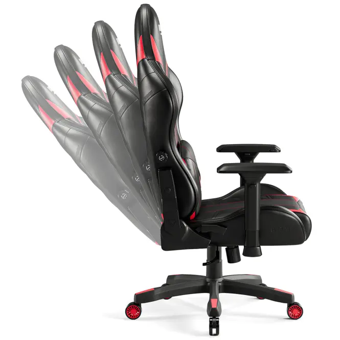 Gamer szék King Diablo X-Ray 2.0 fekete/piros,5
