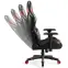 Gamer szék King Diablo X-Ray 2.0 fekete/piros,5