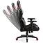 Gamer szék King Diablo X-Ray 2.0 fekete/piros,5