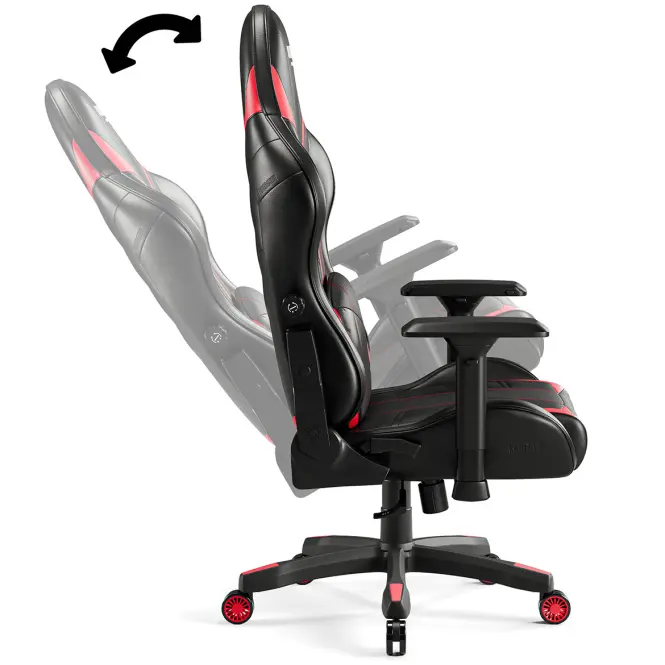Gamer szék King Diablo X-Ray 2.0 fekete/piros,6