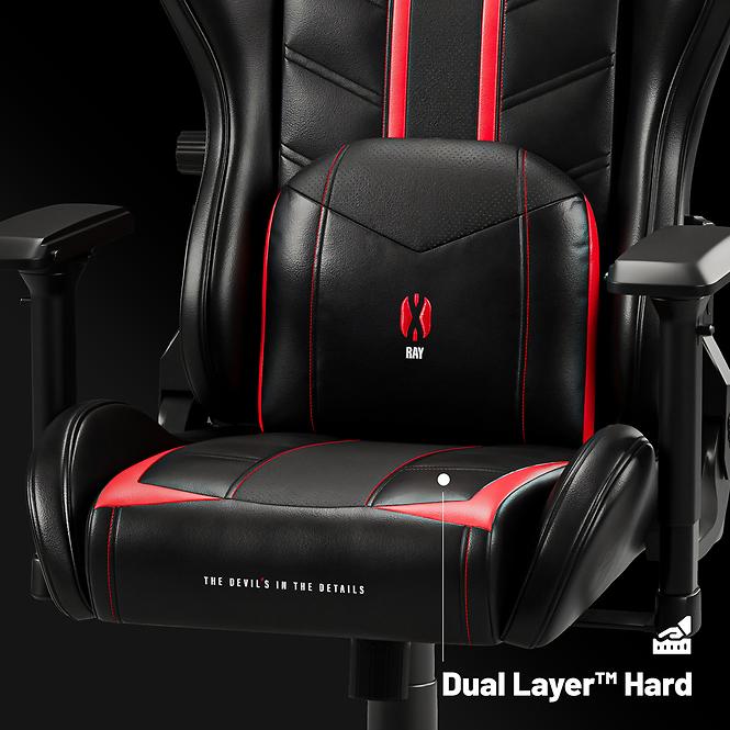 Gamer szék King Diablo X-Ray 2.0 fekete/piros