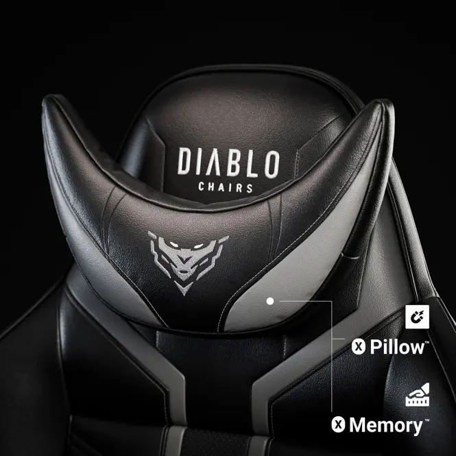 Gamer szék King Diablo X-Ray 2.0 fekete/szürke