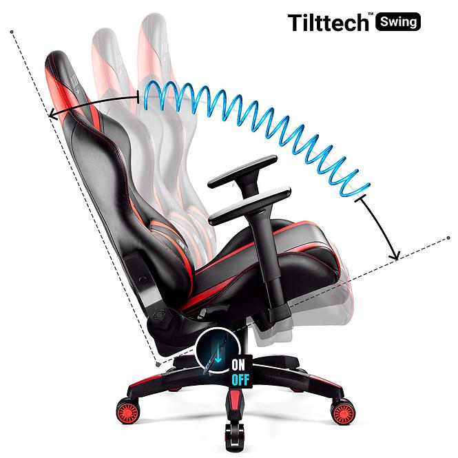 Gamer szék gyerekeknek Diablo X-Horn 2.0 fekete/piros,6