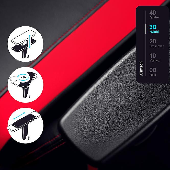 Gamer szék gyerekeknek Diablo X-Horn 2.0 fekete/piros