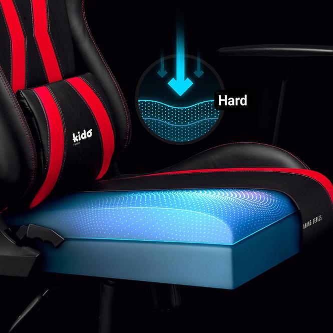 Gamer szék gyerekeknek Diablo X-Horn 2.0 fekete/piros